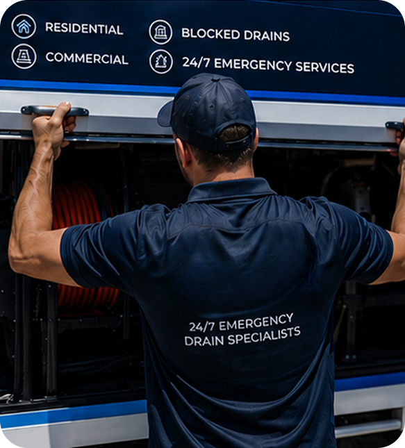 Licensed blocked drain plumber servicing a Leppington home